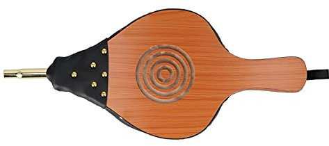 Fuelle para Chimenea, Fuelle para Chimenea de Madera, Boquilla fundida Grande para soplador de Aire de Madera con Correa para Colgar para Barbacoa para Acampar al Aire Libre, 895g