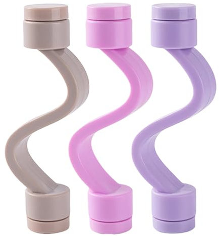 Soporte magnético para puerta de lavadora - Accesorio para puerta de lavadora de carga frontal | Tope de puerta de seguridad flexible para secadoras | Soporte abierto para puerta de lavadora, 3 piezas