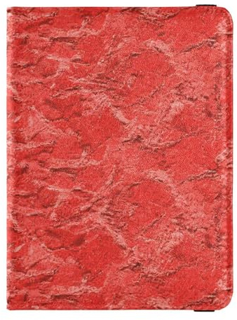 Vintage Colore Solido Grano Rosso Della Copertura Del Passaporto Del Titolare Della Copertura Del Raccoglitore Del Raccoglitore