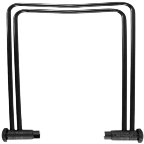 Healifty Portable Bike Stand for Bike Parking with Sturdy Metal Construction and Rear Wheel Clamp Design Professional Cycle Rack Featuring Quick-release Placement Clamp Suitable for Car