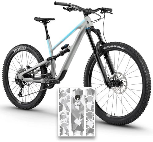 unleazhed Bike Protection BP01 S Frame Jasper JAUCH Edition MATT|Rahmenschutzfolie für Mountainbikes | Made in Germany | 10 -teiliges Rahmenschutz-Set | extrem reißfest