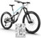 unleazhed Bike Protection BP01 S Frame Jasper JAUCH Edition MATT|Rahmenschutzfolie für Mountainbikes | Made in Germany | 10 -teiliges Rahmenschutz-Set | extrem reißfest