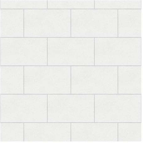 Contour London White Tiled Wallpaper | Paste The Paper | White Tile Design | Eco-Friendly