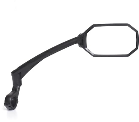 Bike Handlebar Mirrors for Mountain Bikes, High–Definition Convex Glass Lens for Scooters,Lectric Bicycle Handlebars, Scratch Resistant, Safe Rearview for Right Side Only BT-023R