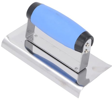 Bordeadora de Hormigón, Llana Hormigón Acero Inoxidable Herramientas Hormigón de Mano Curvas Herramienta Acabado Cemento para Piscinas, Techos, Jardines, Bordillos para Enlucido