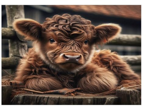 Vache Ferme Clôture 1000pcs Mini Puzzle pour Famille Papier Premium | 70x50cm Papier Salon Décor Découpe Précise Cadeau Anniversaire Relaxation