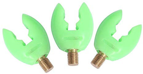 VBESTLIFE Green Angelrutenauflage, Kunststoff, Fischereizubehör, Angelzubehör, Fishing Rod Holder, 5.2 cm x 3 cm x 0.8 cm, für Outdoor-Angeln