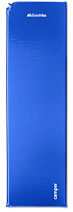 Eurohike Camper Lightweight Single Self Inflating Camping Mat, Inflatable Sleeping Mat, Single Air Bed, Festival Essentials, Camping Equipment, Camping Accessories, Blue, One Size