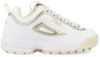 FILA Mädchen Sneaker Disruptor F Teens, White Gold, 38 EU