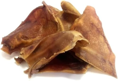 Maltbys' Stores 20x Half Pigs' Ears 100% Natural Pork Dog Chew Treats