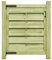 LAPOOH Gartentor, Gartentür, Zauntor, Garten Tor, Gartenpforte, Gartentüre, Garden Gate, Imprägniertes Kiefernholz 100×100 cm Grün