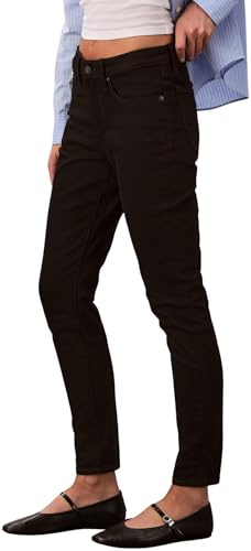 Calvin Klein Damen Jeans Hose Skinny Classic Black Mid Rise, Schwarz (Ck Classic Black), 29W/30L