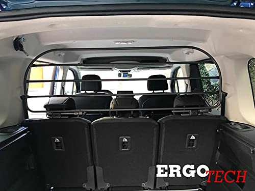 ERGOTECH Filet Grille de séparation Coffre pour CITROEN Berlingo RDA65HBG-XXL, pour Chiens et Bagage. Sûr, Garantie!