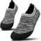 KOWAYI Slippers Men Women Lightweight Comfy House Shoes Non-Slip Sole Ladies Slipper Black grey 39