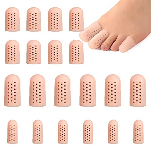 Protezione Alluce, Protezione Dita Piedi, Protezione Dita Piedi Silicone, 20 PCS Silicone Protezione Alluce, Traspirante Protezione Alluce, Protezione Piedi in Silicone, Protezione Delle Dita Grandi