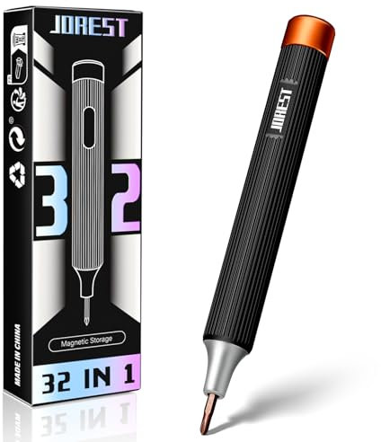 JOREST 32 in 1 Feinmechaniker Schraubendreher Set, Mini Werkzeug mit Torx T5 T6 T8 T9 T10 P5, usw, Tragbares Reparatur Kit für Macbook, Laptop, PS4, PS5, Switch,Xbox, iphone, Brille, Uhren