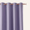 ROOM99 Vorhang mit Silberen Ösen Aura 140 x 260 cm Breite x Höhe Schiebegardinen Modern Curtain Wohnzimmer Schlafzimmer LILA, 1 Stück