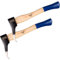 Germania Sappie Set 2 Stück - 550g Sappiekopf - 40 cm Stiel aus Eschenholz - Forstwerkzeug für Holz - Holzzange Wendehaken Holzheber