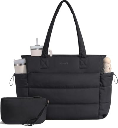LOVEVOOK Shopper Tasche Damen Groß Puffer Handtasche Tote Bag Arbeitstasche