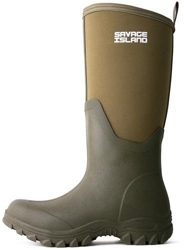 Savage Island Tall Ladies 5mm Neoprene Lined Wellington Boots Outdoor Women's Insulated Womens Wellies