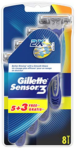 Gillette Sensor 3 Blabed Disposable Razors