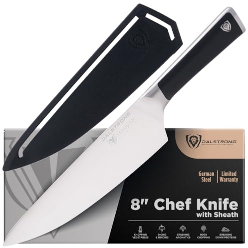 Dalstrong Chef Knife - 8 inch - Vanquish Series - Forged High Carbon German Steel - POM Handle - Professional Kitchen Knife Gift- Razor Sharp Chef's Knife - NSF Certified