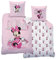 Bed Linen 135 x 200 cm Flannel Flannelette Girls Boys Cuddly Soft for Winter 1x Pillowcase 80 x 80 cm + Duvet Cover 135 x 200 cm 100% Cotton (Minnie Mouse)