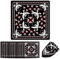 FENGQQKJ Pirat Bandana Totenkopf Halstuch Bandana Schwarz Kopftuch Pirat Kapitän Kopftuch mit Totenkopf Stirnband Doppelseitigem Motiv Pirat Taschentuch für Party Gefallen Pirat Thema 15 Stück