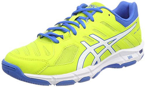 Asics - Gel-Beyond 5, Zapatos de Voleibol Hombre, Verde (Energy Green/White/Electric Blue 7701), 40 EU