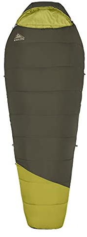 Kelty Mistral Down Sleeping Bag, 550 Fill Power Budget Down-Filled Camping Bag, Water Resistant, Lightweight, 3-Season (40 Degree, Long)