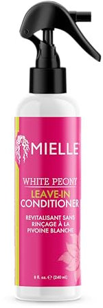 Mielle White Peony Sulfate-Free Leave-In Conditioner, Colour Safe, 227 ml (Pack of 1)