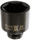 36 mm power socket spanner insert 1/2 inch by WIESEMANN 1893, hexagonal power nut made of Q-40 steel, suitable for impact wrenches, 81543