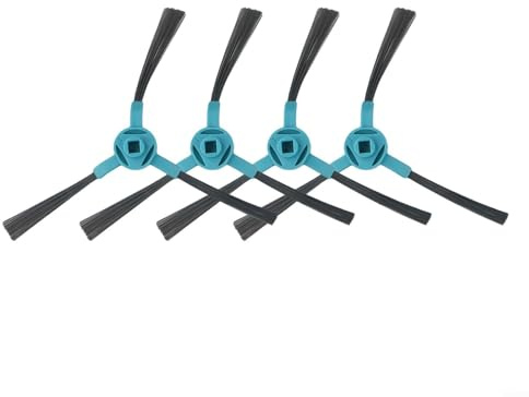 Zeroupshop Kit de cepillos laterales para Conga 2499 apto para Ultra Home Advanced, kit de cepillos laterales, juego de repuesto para aspiradora, piezas de aspiradora y accesorios (4 PACK)