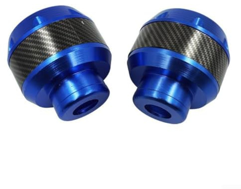 GLFLOW Front Fork Frame Slide Protector Crash Pad for Electric Scooter and Motorcycle Wheel Frame Aluminum Alloy (Blue)