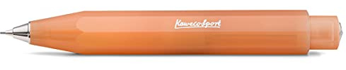 Kaweco FROSTED SPORT Mechanical Pencil Soft Mandarine 0.7 mm HB I Exclusive Mechanical Pencil with Lead Refill I Pencil 10.5 cm