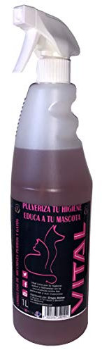 Vital Repelente Orina para Perros y Gatos 1000 ml - Corrector de Micciones - Interior y Exterior- Elimina Olores y Rastros - Evita Pipis - Arañazos - Adiestramiento Perros y Gatos - Eficaz