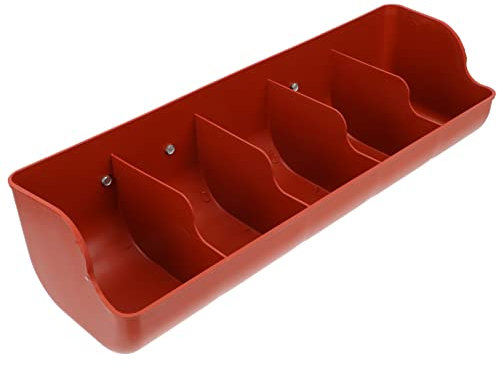 Angoily Pig Feeder Robuster Ferkel-futtertrog Aus Dicken Materialien Mit Fächern Für Gleichzeitige Fütterung Mehrerer Schweine Installieren Und Auslaufsicher