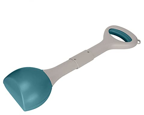 Paletta Cane Manico Lungo, Paletta per Escrementi di Animali, Portatile Scoop di Poop Dog, Raccogliere Feci Cani o Escrementi Animali(L-Verde)