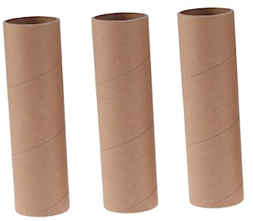 STOBOK Tubes D'expédition en Kraft 30 Pièces 15x4, 3cm pour Dessins | Papier Kraft, Teinte Khaki, Usage en Classe et Projets Créatifs, Adaptés aux Peintures D’art