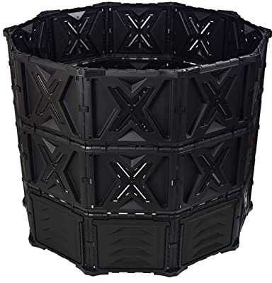 Compostador eléctrico Compost Bin Outdoor Tumbler Compost, 540L (142 galones) Extra Large Capacity BPA Free Composting Box Compostador for todas las estaciones for jardín, también puede ser una valla