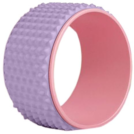 Yogahjul – EVA-ryggrulle | Skumkudde ryggsträckare, pilatesrulle, djupvävnadsmassageutrustning för förbättrar flexibiliteten sportprestanda utomhus gym träning träning nybörjare