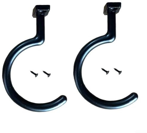 QuivyLivy Billiard Table Hooks, Snooker Triangle Rack Holder, Iron Pool Cue Bridge Mount, Under Table Storage Hanger, Side Rail Accessory Bracket, Metal(Black)
