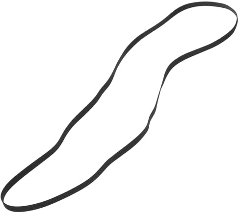 ULTECHNOVO Correas Planas de Goma Negra para Reproductores eléctricos y fonógrafos, Correa de transmisión Flexible con instalación práctica para entusiastas de la música y Equipos