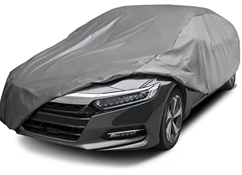 XCAR Ultra Light Waterproof Car Cover for Automobiles All Weather Protection, Windproof & Breathable, Fits Sedan Up to 200