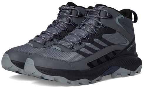 Merrell Men's Speed Strike 2 Mid Waterproof Hiking Boot, Rock, 10.0
