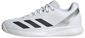 adidas Men's Courtflash Speed 2 Mens Tennis Shoes, Cloud White/Cloud White/Core Black, 12 UK