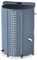 XMTECH Faltbare Regentonne Regenfass - Regenwassertonne Wassertank Regentank mit Wassereinlassgitter & Abflussventil Regenwassertank Ideal zum Bewässern oder Reinigen Ihres Gartens, 380L, Dunkelgrau