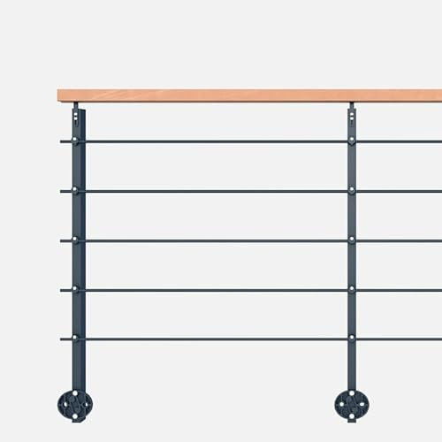 INITIO - Kit garde-corps 2m prêt à poser en aluminium