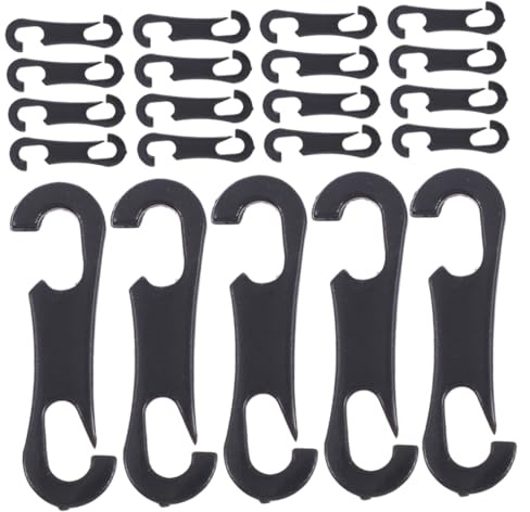 YOSADIER Car Seat Cushion Hooks Plastic Fastening Clips for Vehicle Seat Covers Anti-Slip Design Easy Installation Car Interior Hooks for Organizing Covers and Sunshades