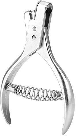 Jelquix Provtång Heavy Duty Ergonomiskt Stansverktyg i Stål för Skräddare Sytång 4,3 X 2,8 1 Enhet